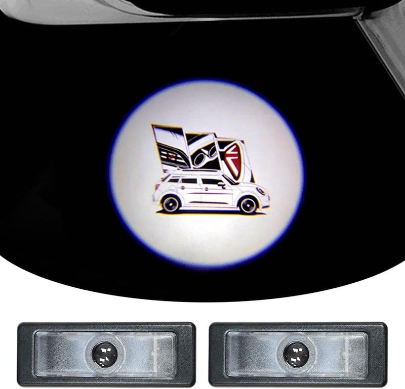 akarin 2Pcs Door Lights Logo for Mi ni r55 r56 r57 r58 r59 r60 r51 f54 f56 f55 f57 f60 f65 u25 Puddle Lights Car Door Logo Lights Projector Courtesy LED Ghost Shadow Lamps Accessories (Coopers) - Image 1